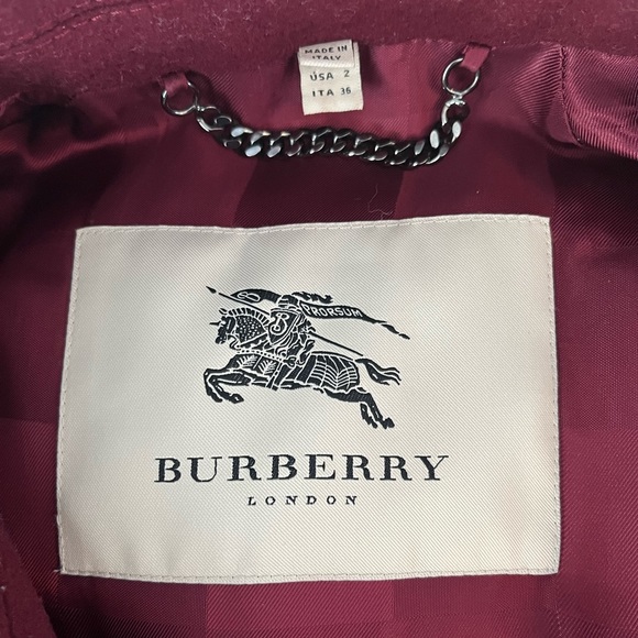 Burberry London Wool-Cashmere Double Breasted Coat - Picture 6 of 8